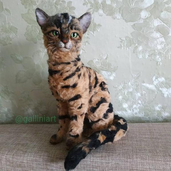 Портрет кота в полный рост — работа GalliniArt