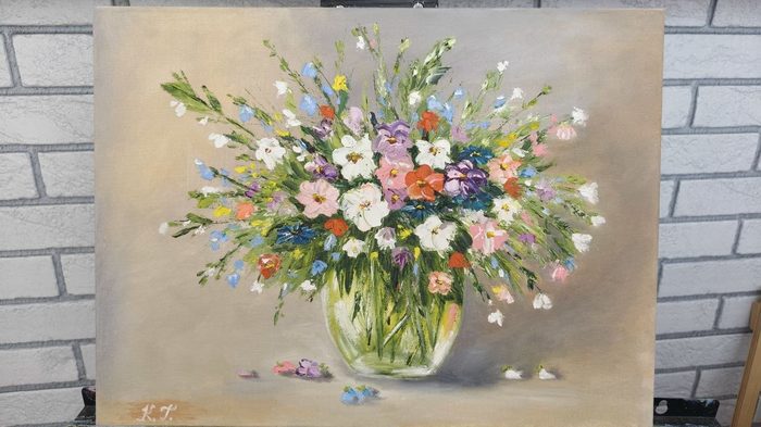 Летний букет — работа GalliniArt